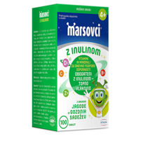 Slika Marsovci žvečljive tablete z inulinom - okus mix, 100 tablet