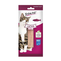 Slika Dokas prigrizek za mačke losos file, 22 g