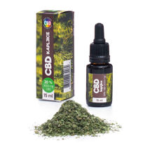 Slika EkoKor CBD kapljice 20% (3000 mg CBD) XL, 15 mL + darilo EKO konopljin čaj, 10 g