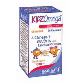 Slika HealthAid Kidz Omega-3, 60 žvečljivih kapsul