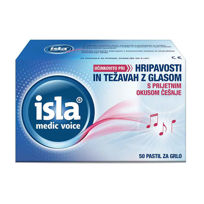 Slika Isla Medic Voice pastile, 20 ali 50 pastil