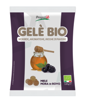 Slika PropolIt BIO žele bonboni - med in robida, 120 g