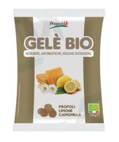 Slika PropolIt BIO žele bonboni - propolis, med, limona in kamilica, 120 g