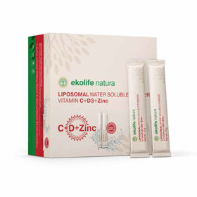 Slika Ekolife natura liposomski C+D+Cink - vrečke, 21 x 5g