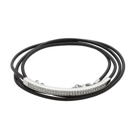 Energetix,magnetna zapestnica,črna usnjena vrvica