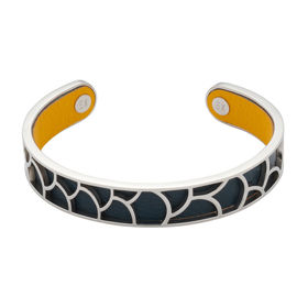 Energetix,usnjena magnetna zapestnica, dvojna barva