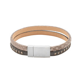 Energetix,usnjena magnetna zapestnica