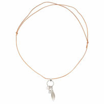 Energetix usnjena magnetna ogrlica