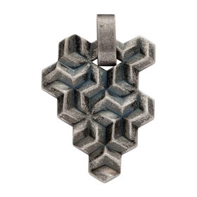 Energetix magnetni obesek v rabljenem videzu s trikrakim vzorcem