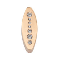 Energetix rose-gold magnetni obesek s kristali Swarovski