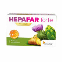 Slika Sensilab Hepafar Forte Premium kapsule s pegastim badljem, 30 kapsul
