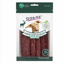 Dokas prigrizek za pse, sušeno jelenje meso