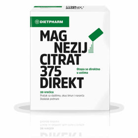 DietPharm magnezijev citrat 375 Direkt,vrečke
