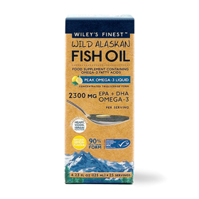 Wiley's Finest Peak, Omega 3 divje aljaško ribje olje
