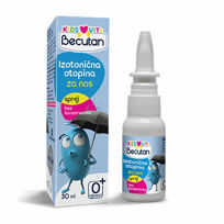 Becutan Kids Vits, izotonična raztopina za nos z morsko vodo