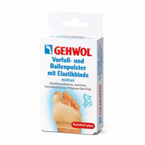 Gehwol, blazinica za sprednji del stopala in palec z elastičnim trakom