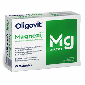 Oligovit Mg Direkt magnezij v prahu Galenika