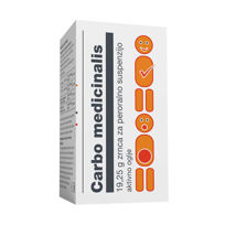 Slika Carbo medicinalis, zrnca