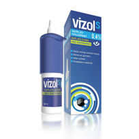 Slika Vizol S 0,4% kapljice za blaženje težjih težav s suhostjo oči, 10 mL