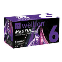 Slika Wellion Medfine plus 31G igla za inzulinska peresa 6 mm, 100 igel