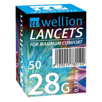 Slika Wellion 28G, 50 lancet
