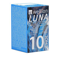 Slika Wellion Luna Duo merilni lističi za holesterol, 10 lističev + GRATIS merilnik