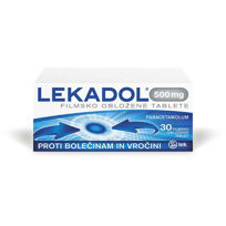 Slika Lekadol 500 mg, 30 tablet