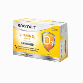 Slika Enemon vitamin D3 3500 IE kapsule, 60 tablet