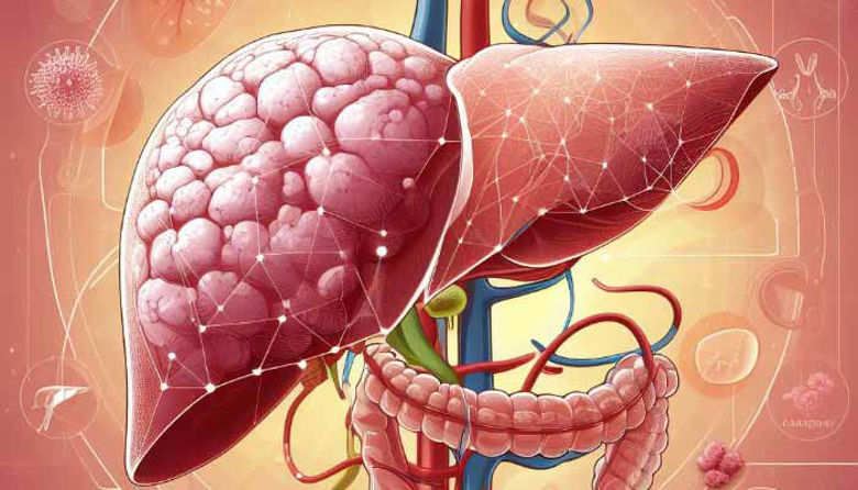 Picture of Rak na jetrih zadnji stadij