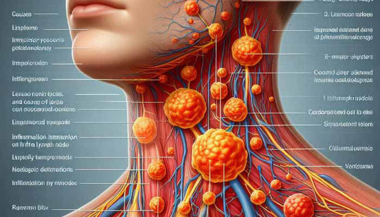 Picture of Vnetje bezgavk na vratu