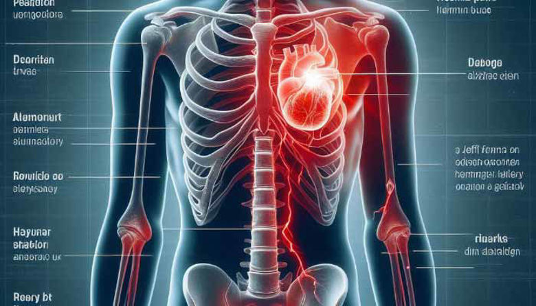 Picture of Pekoča bolečina pri srcu