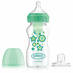 Dr. Brown's PP Green Stars, širokovratna steklenička