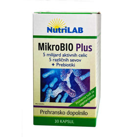 Slika Nutrilab MikroBIO Plus, 30 kapsul