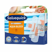 Salvequick Aqua Block, vodoodporni obliži za rane v 4 velikostih