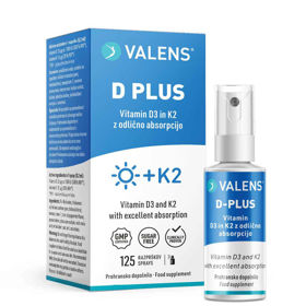 Slika Valens D-plus ustno pršilo - sprej, 25 mL
