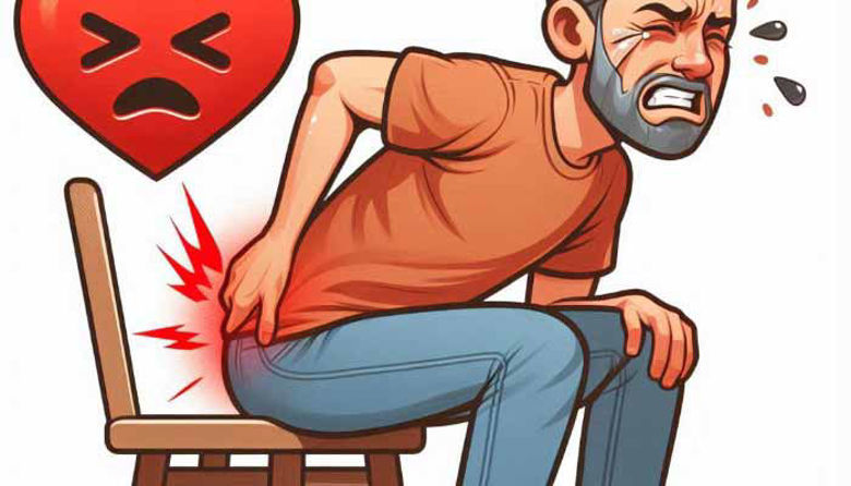 Picture of Pekoča bolečina v ledvenem delu hrbta