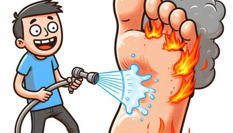 Picture of Pekoča bolečina v stopalu