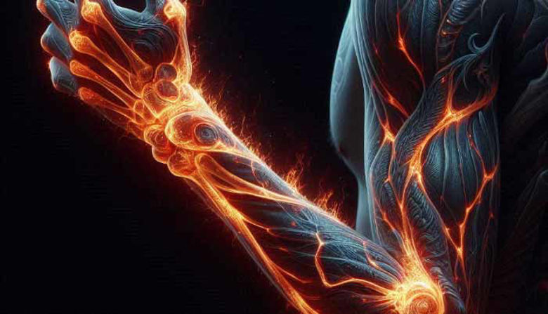 Picture of Pekoča bolečina v roki