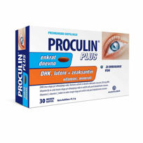 Proculin Plus + DHK, lutein, zeaksantin, vitamini ter minerali