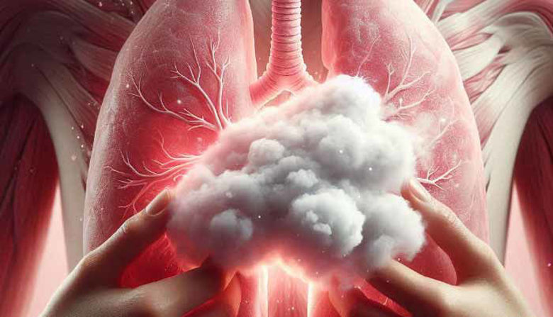 Picture of Kašelj in bolečina v pljučih