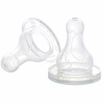 Béaba 2nd Stage set 2 silikonskih cucljev za stekleničko