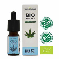 Slika Bio CBD CBG kapljice 500 mg + 300 mg, 10 mL