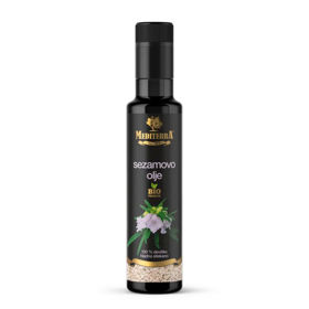 Mediterra Bio Premium deviško in hladno stiskano sezamovo olje