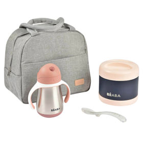 Béaba On-The-Go Mealtime torbica za malico z dodatki