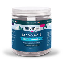 Mium Lab, Magnezij, gumiji brez sladkorja