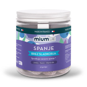 Mium Lab Spanje gumiji brez sladkorja