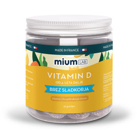 Mium Lab Vitamin D gumiji brez sladkorja
