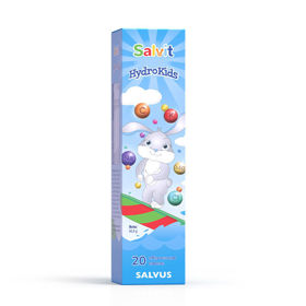 Salvit HydroKids otroške šumeče tablete za rehidracija z okusom jagode
