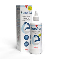 Sonotix Vetoquinol kapljice za čiščenje ušes pri psih in mačkah