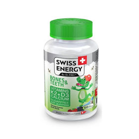 Swiss Energy Krokodil Čvrstozobec mehki otroški gumijasti bonboni za kosti in zobe